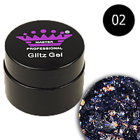 Гель для дизайну Glitz Gel 02