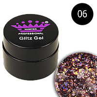 Гель для дизайну Glitz Gel 06