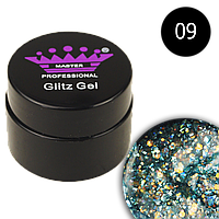 Гель для дизайну Glitz Gel 09