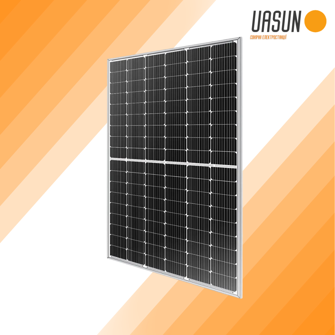 Батарея Лептон 650 Вт. Сонячна Leapton LP210*210-M-66-MH 650 W монокристалічна панель Китай
