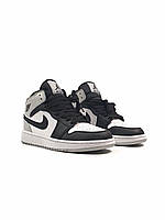 Мужские / женские кроссовки Nike Air Jordan 1 Mid Black Gray