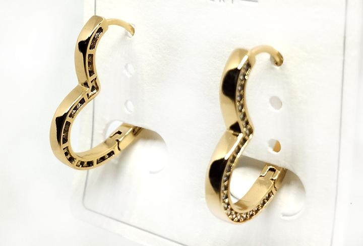 Сережки біжутерія Серце XuPing, фото 1