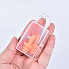 Беруші для плавання, захист від води + силіконовий корд, Orange, фото 2