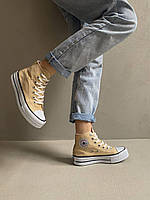 Кеды конверсы женские Converse Chack Taylor Beige