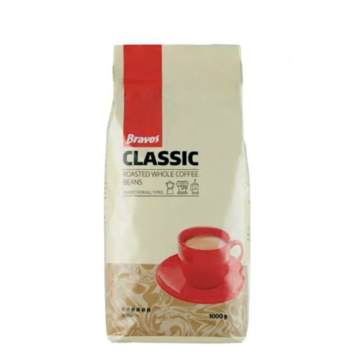 Кава в зернах Бравос, Bravos Classic, 1кг , Угорщина, 100% робуста,Оригінал,, фото 1