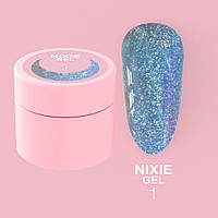 Блискітки Luna Nixie Gel №1, об'єм 5 мл