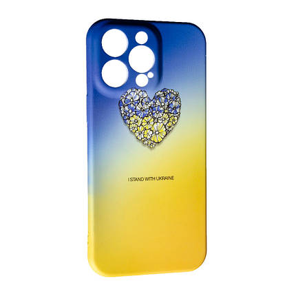 Силіконовий чохол Case UA для Apple iPhone 13 Pro Heart, фото 1