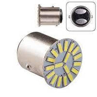 Двухконтактные автомобильные LED лампы 1157, P21/5W, BAY15D, 18SMD 4014 5-21Вт, Красный