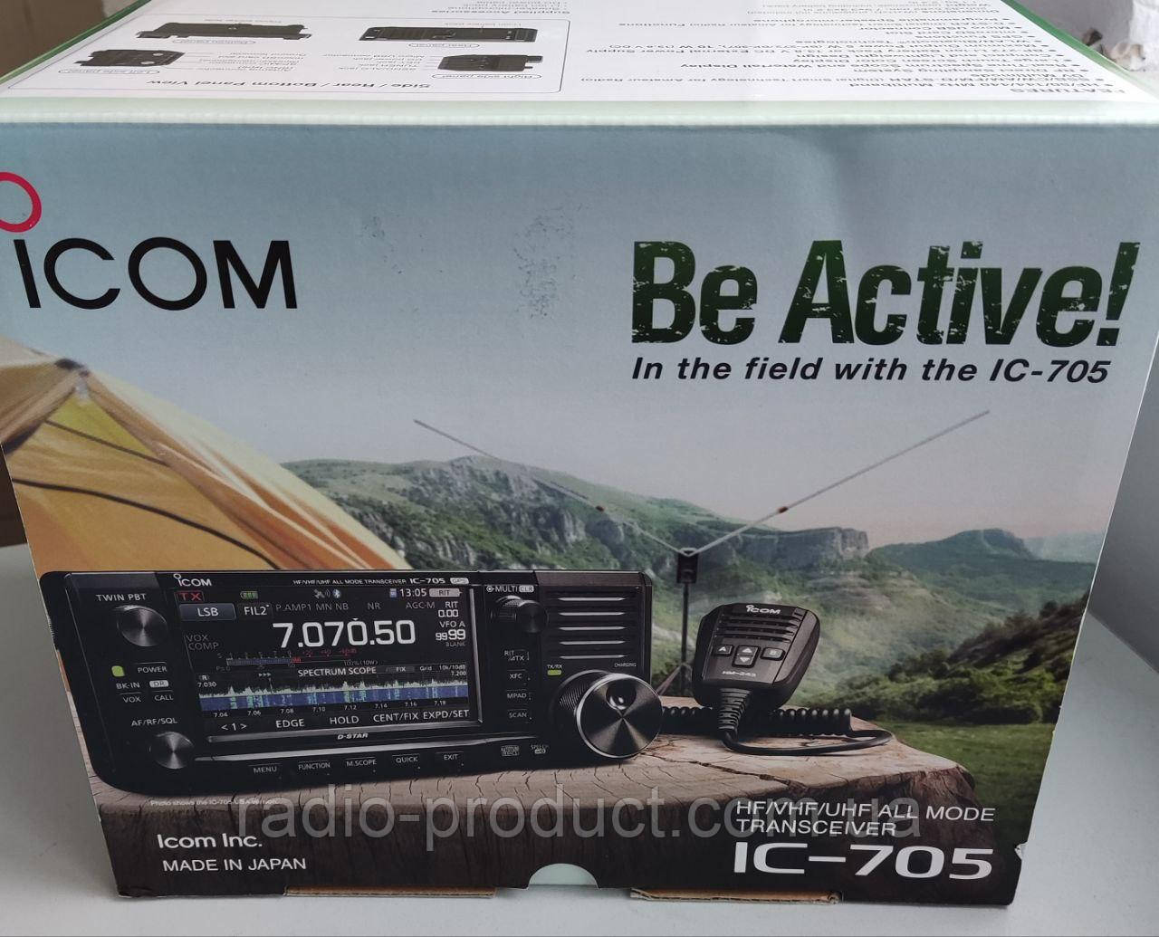 Icom IC-705 КВ+УКВ трансивер, радіостанція, аналог + D-Star (ID ...