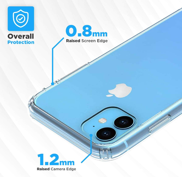 Противоударный прозрачный чехол для Apple iPhone 11