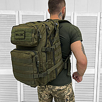 Тактический рюкзак военный армейский Mil-Tec 14002201 олива для всу с системой molle 36л