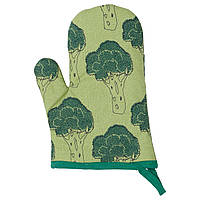 Прихватка-рукавичка ІКЕА TORVFLY  з візерунком, зелений 404.930.62