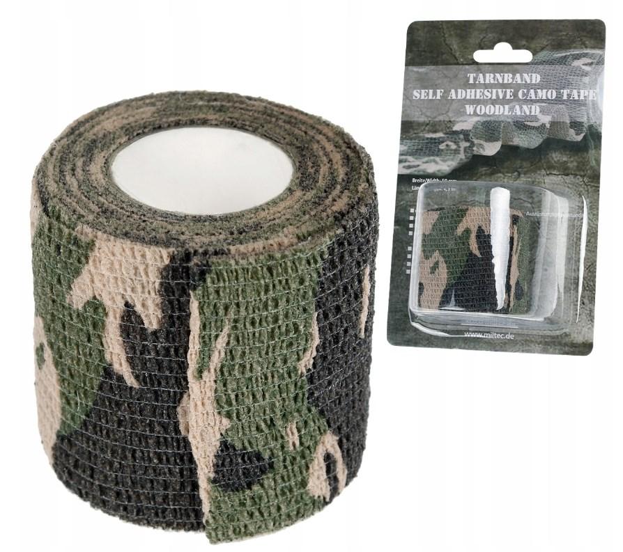 Стрічка камуфляж 4,5 м Woodland Mil-Tec, 15933020, фото 1