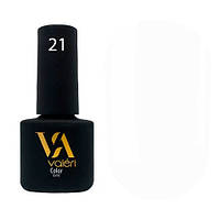 Гель лак VALERI 021 ( білий ), 6 ml