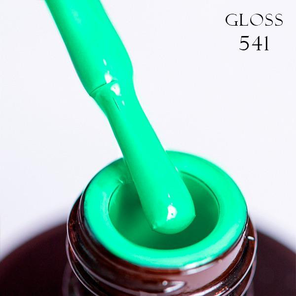 Гель-лак GLOSS 541 (зелене яблуко), 11 мл, фото 1