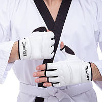 Перчатки для тхэквондо Zelart (р-р XS-XL) BO-2016-W белый