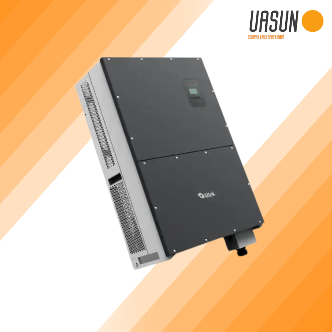 Мережевий інвертор Трифазний для сонячних електростанцій Altek ACRUX-15K-DM 15 кВт 3 фази 2 MPPT Альтек