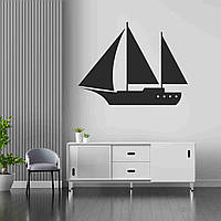 Вінілова інтер'єрна наклейка декор на стіну, шпалери та інші поверхні Корабель з оракалу