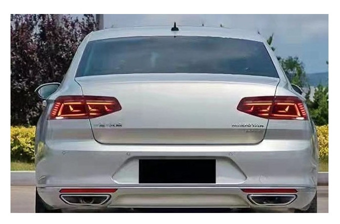 Задня світлодіодна оптика LED (задні ліхтарі) для Volkswagen Passat (B8.5) Sd 2020+ (червона)