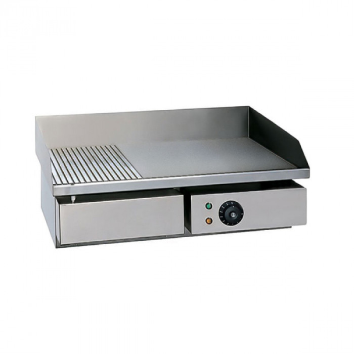 Професійна поверхня для смаження FROSTY FGE552 (2/3 гладка и 1/3 ребриста)