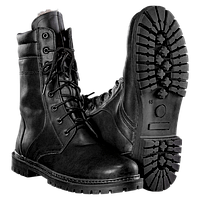 Берцы полевые военные тактические армейские ботинки для военных ВСУ KOMBAT 36 Черный GL-55