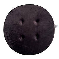 Подушка для стула, кресла, табуретки Ø 40х2 темно коричневая