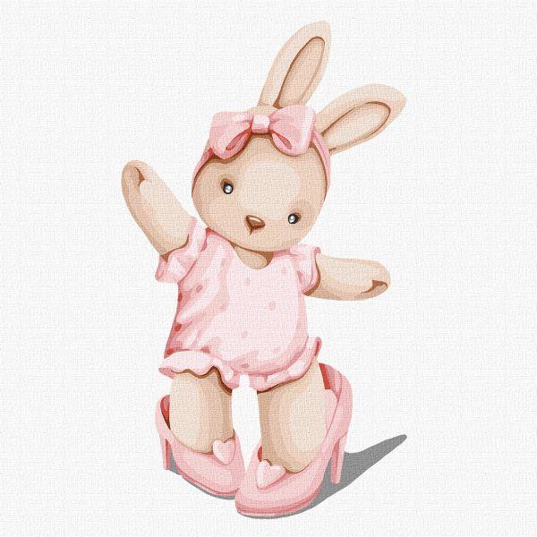 Картина за номерами Маленька модниця tanya_bonya 30х30 Ідейка (KHO2407)
