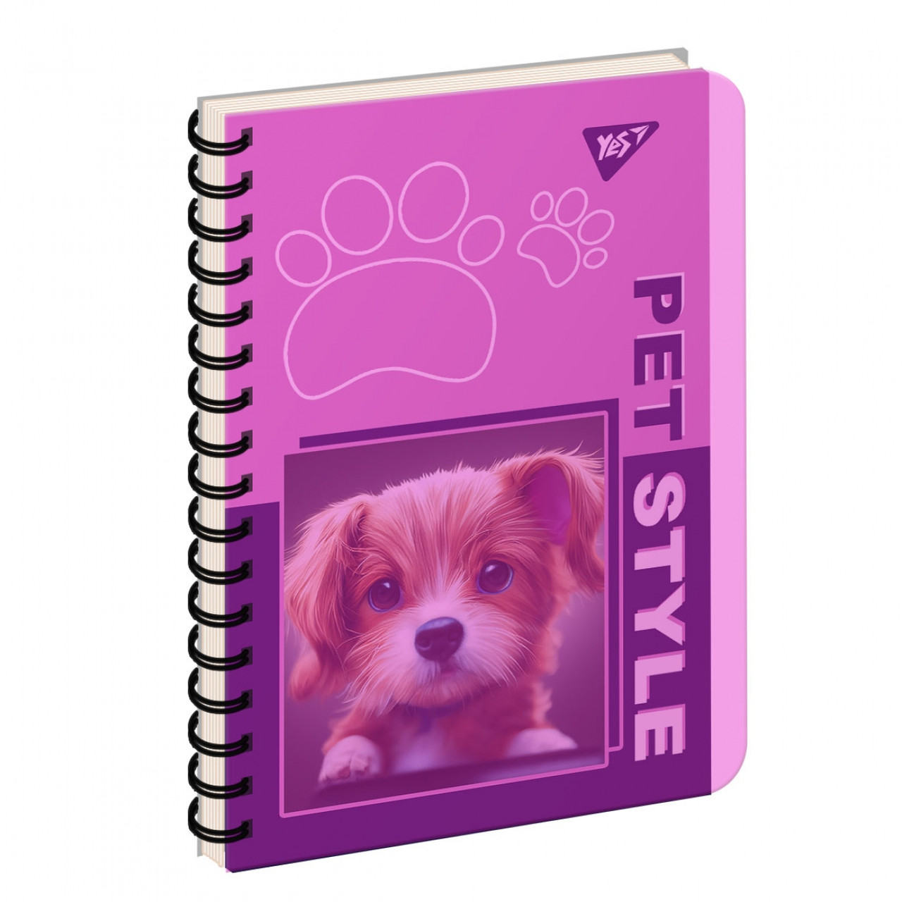 Зошит для записів YES В6/144 пластикова обкладинка Pet style (681903)