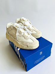 Жіночі кросівки Adidas Niteball White beige Адідас бежеві світлі