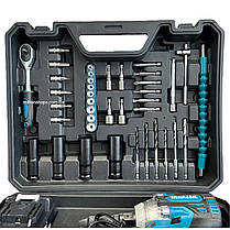 Гайковерт акумуляторний безщітковий Makita DTW301(36V, 5AH) з набором інструментів., фото 3