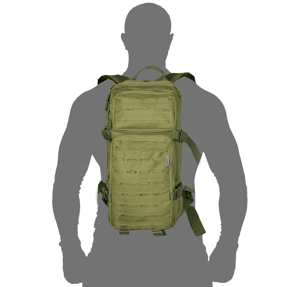 Рюкзак тактический военный армейский для военных ВСУ с высококачественной ткани 25л 7128 Олива VA-33 - фото 2 - id-p1881992123