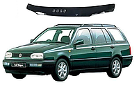 Дефлектор капота мухобойка на Volkswagen Golf III хетч/унив 1991-1997 AV-Tuning