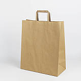 Великий крафт пакет з ручками 320*180*380 мм, фото 6