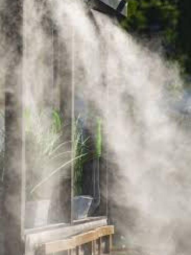 Увлажнение воздуха на улице, автоматический полив огорода системой туман, управление с телефона через блютус - фото 6 - id-p1882034635