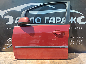 Двері передня ліва Форд Фокус ц-макс, Ford focus C-max Оригінал Червона Б-у