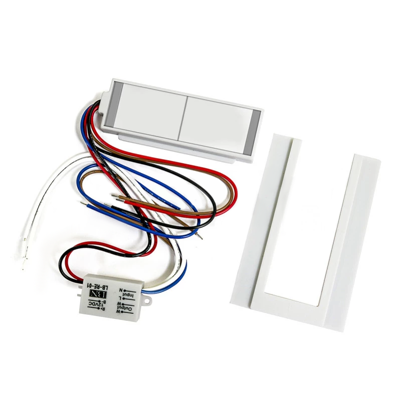 Сенсорний вимикач для дзеркал Biom LB-05 2 кл., dimmer, 2 канали 12-24 V 65 W IP44 з підігрівом і реле 220V