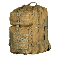 Рюкзак тактический военный армейский для военных ВСУ с высококачественной ткани 50л 7125 Койот DM-11