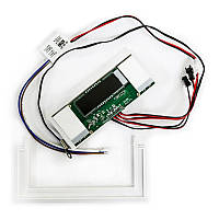 Сенсорный выключатель для зеркал Biom LB-086 с LED-часами, 2 кл., dimmer, 2 канала 12-24V 65W IP44 с