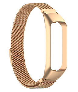 Ремінець DK Metal Milanese Loop Magnetic для Samsung Galaxy Fit2 (R220) (rose gold)