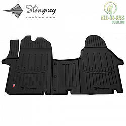 3D Килимки Nissan Primastar 2002-2016 (1+2) Stingray Автокилимки в салон