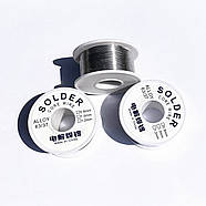 Припій з каніфоллю діаметр 1 мм | вага 50 г | Solder Core Wire (біла котушка), фото 4