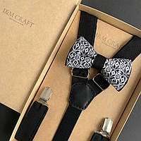 Набор I&M Craft галстук-бабочка и подтяжки для брюк в украинском стиле (030280)