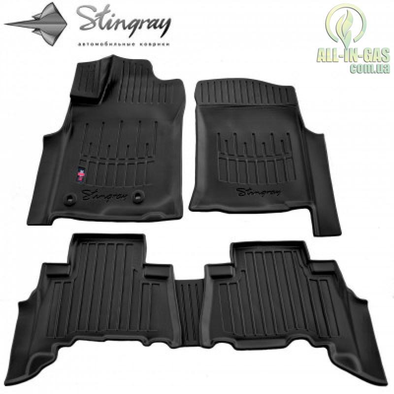 3D Килимки Toyota Land Cruiser Prado (J150) 2009- Stingray Автокилимки в салон, фото 1