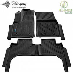 3D Килимки Toyota Land Cruiser 300 2021- Stingray Автокилимки в салон