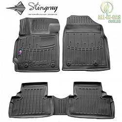 3D Килимки Mazda CX-7 (gasoряд) 2006-2012 Stingray Автокилимки в салон