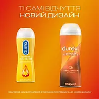 Гель-змазка інтимна Durex Play Massage 2в1 Sensual 200 мл з іланг-ілангом для масажу (лубрикант)