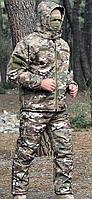 Зимний тактический костюм мультикам softshell, тактический костюм мультикам военный, форма мультикам зимняя
