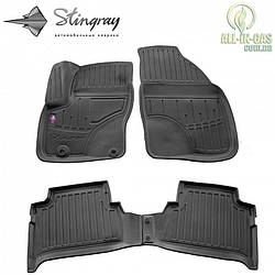 3D Килимки Ford C-Max 2003-2010 Stingray Автокилимки в салон
