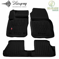 3D Килимки Ford Focus III (USA) 2011-2018 Stingray Автокилимки в салон
