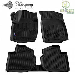 3D Килимки Skoda Rapid 2012-2019 Stingray Автокилимки в салон